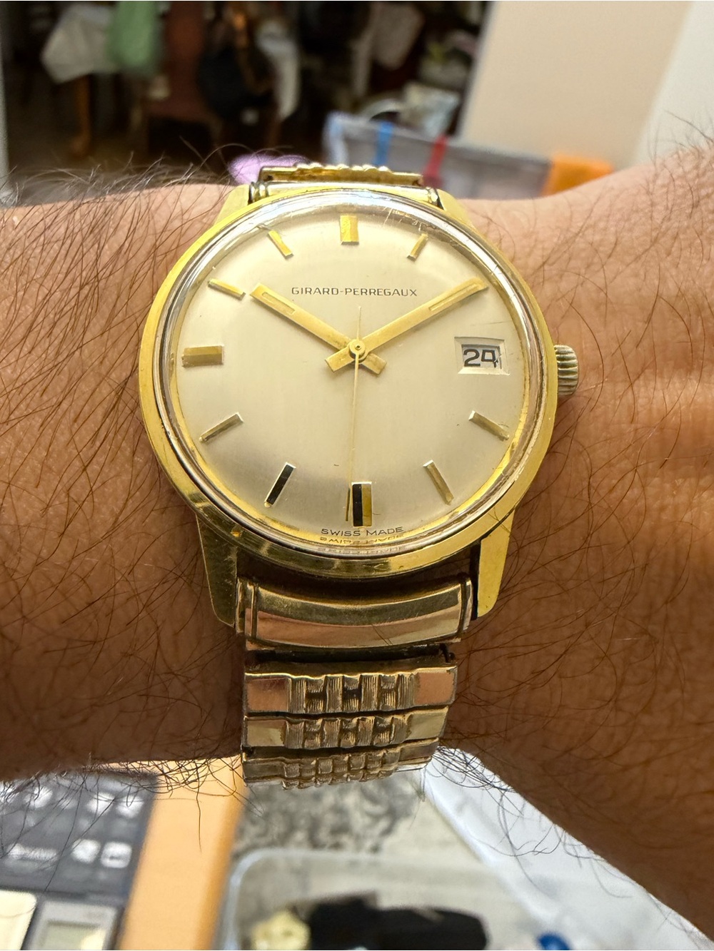 Rare Vintage Girard-Perregaux Ref. 9292 Manual Wind 34.5mm Swiss Made Watch